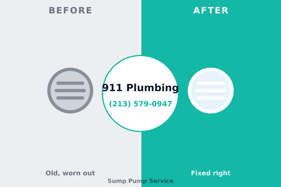 Before and after: plumbing repair West Haverstraw, NY